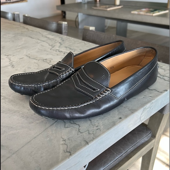 Tod's Shoes | Mens Tods Gommino Driving Shoe Black Leather Loafer 10.5 | Color: Black | Size: 10.5 | Nubry's Closet
